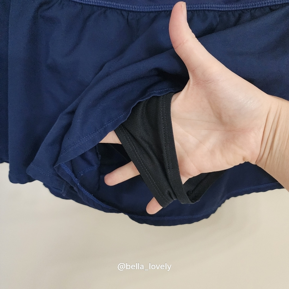 Nike Women's Midnight Blue Shorts Swim Or Casual With Liner - Picture 5 of 8